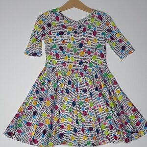 DotDotSmile Size 3/4t Ballerina Dress - NWT Colorful Pineapple Print